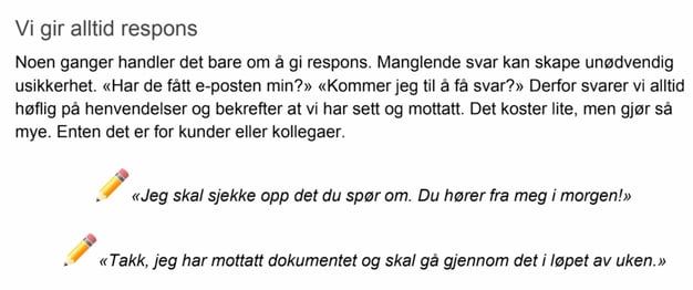 Eksempel fra IWMACs språkprofil